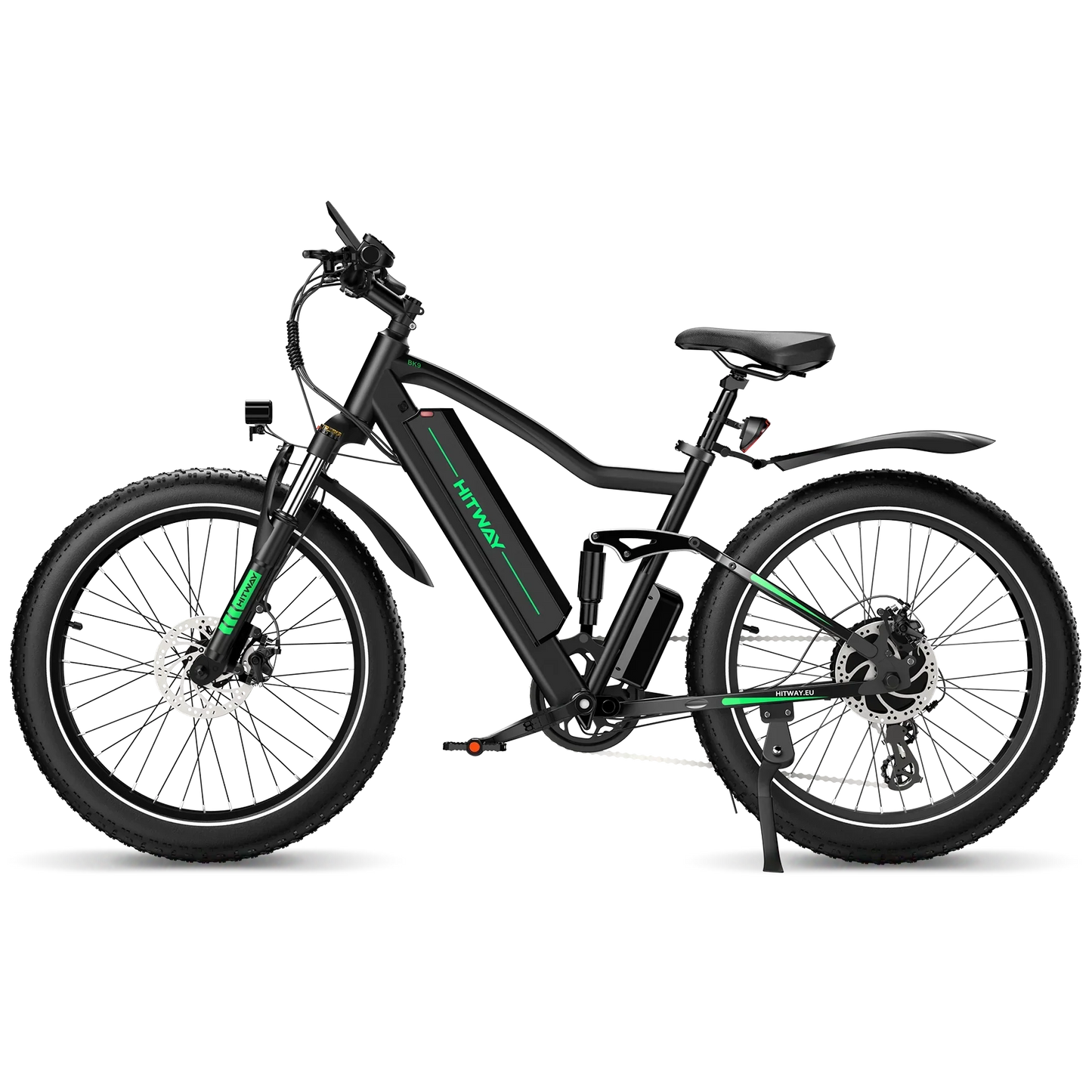 HITWAY BK9S Fat-Tyre Electric Bike with APP – 48V 15Ah, 26×4.0