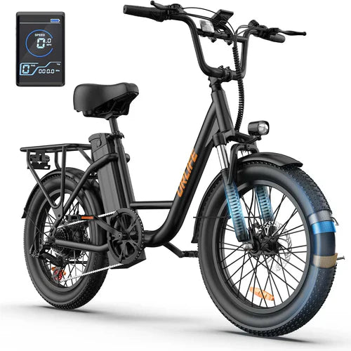URLIFE E20 500W Electric Fat Tyre Bike – 48V 13Ah Removable Battery