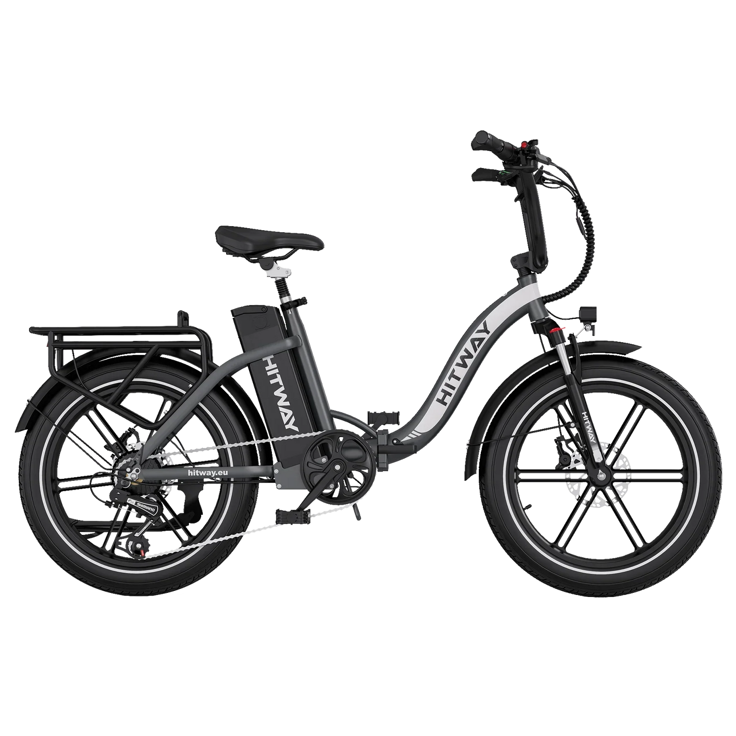 HITWAY BK6S Pro Folding Electric Bike with Fat Tyres
