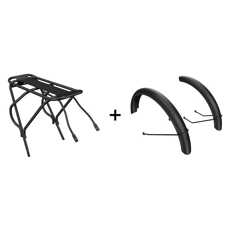 ADO AIR 20S Rear Rack + Iron Mudguard Set – Custom Fit for AIR 20S Model