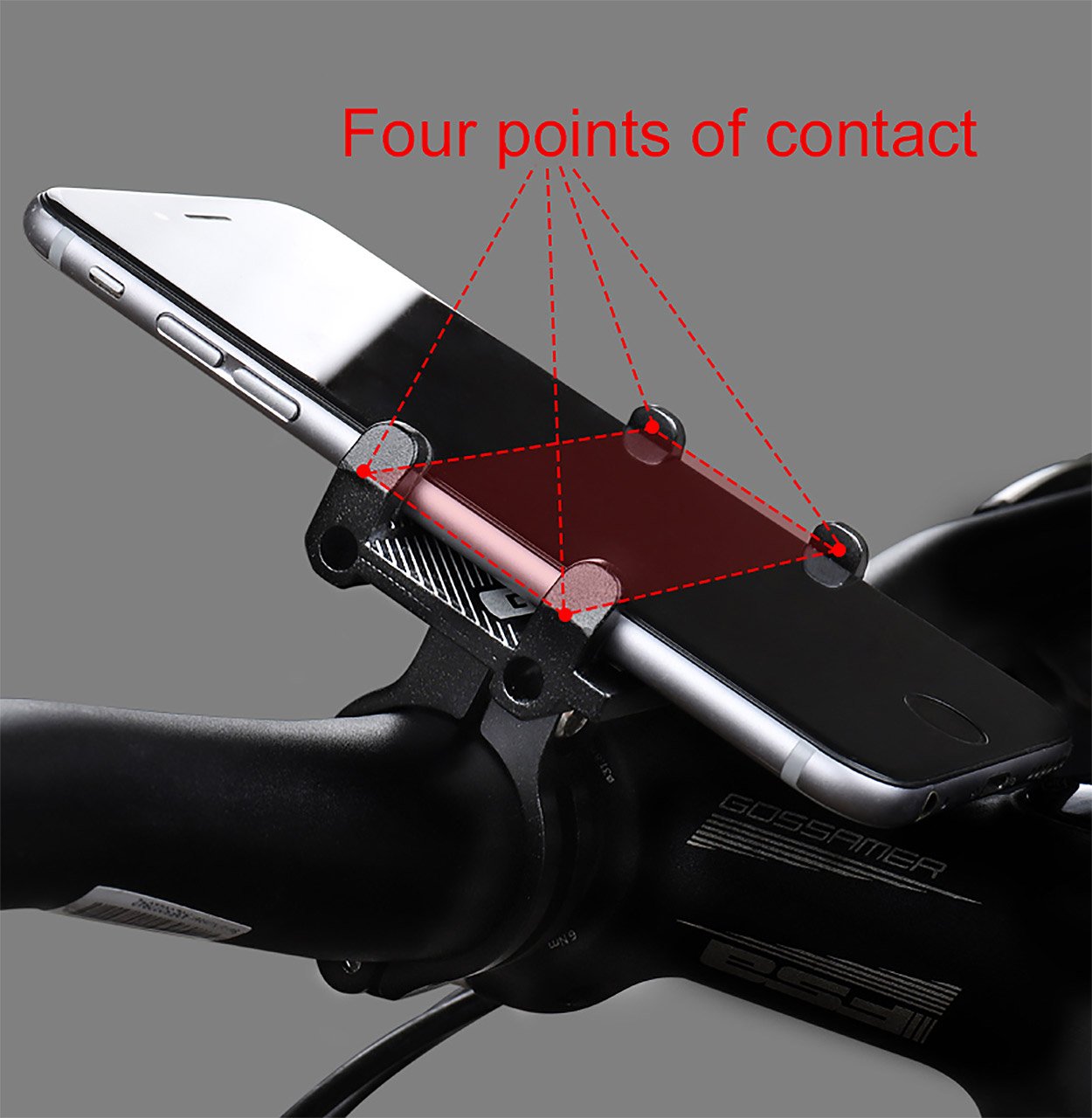Adjustable Aluminium Bicycle Smartphone Mount