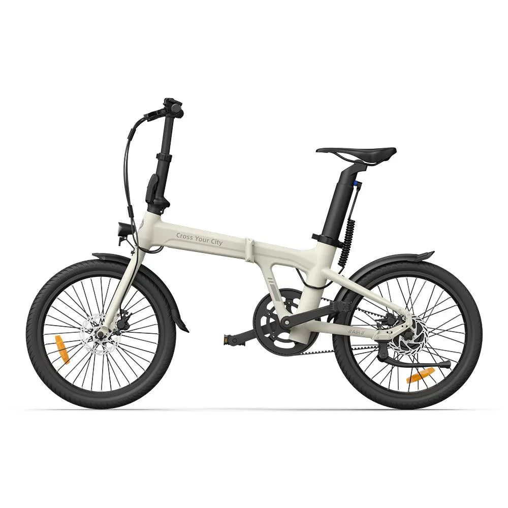ADO Air 20S Folding Electric Bike – 50Nm Belt Drive with Front Suspension
