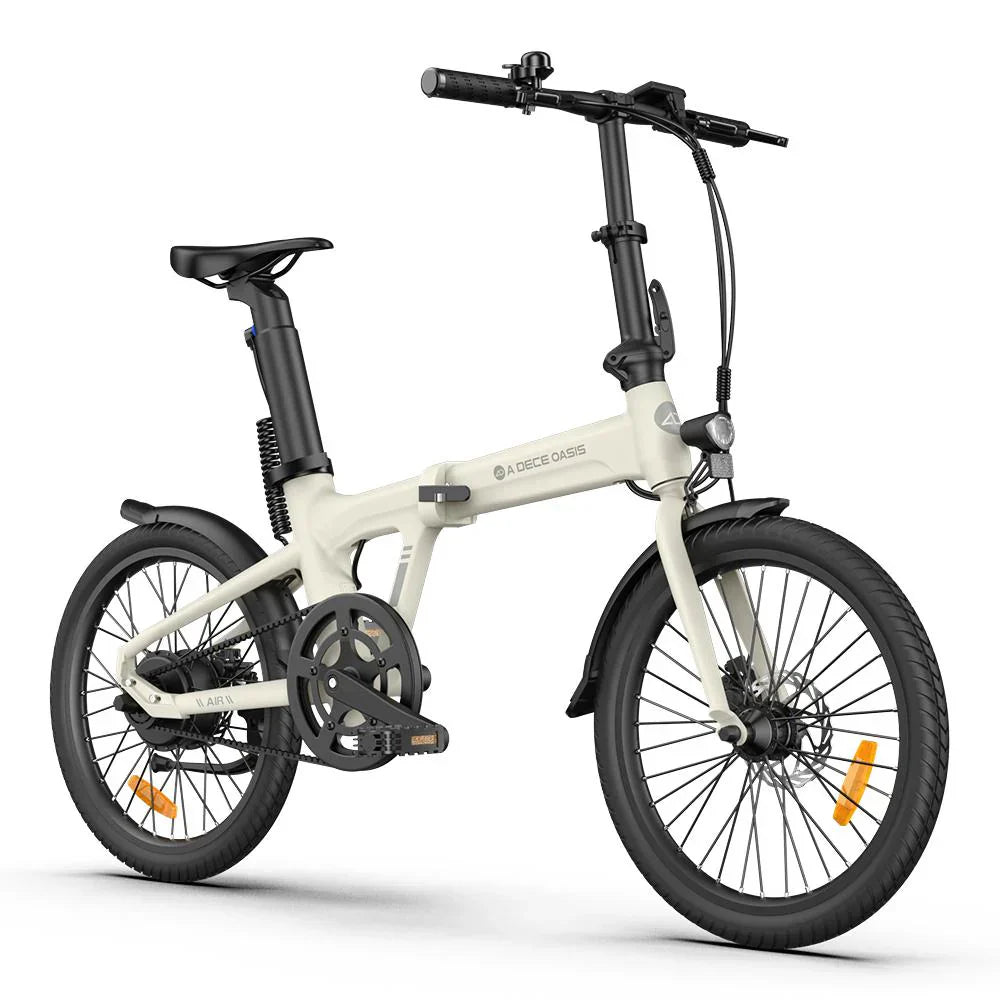 ADO Air 20S Folding Electric Bike – 50Nm Belt Drive with Front Suspension