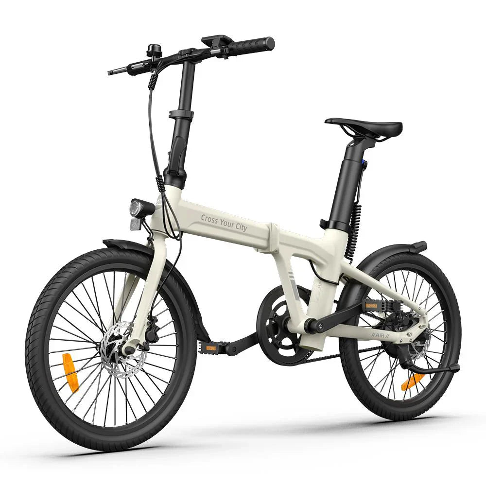 ADO Air 20S Folding Electric Bike – 50Nm Belt Drive with Front Suspension
