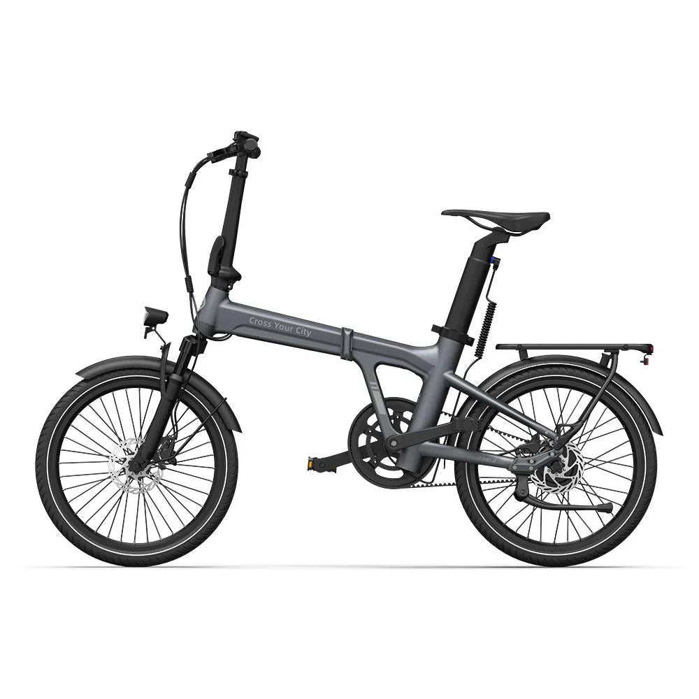 ADO Air 20S Folding Electric Bike – 50Nm Belt Drive with Front Suspension