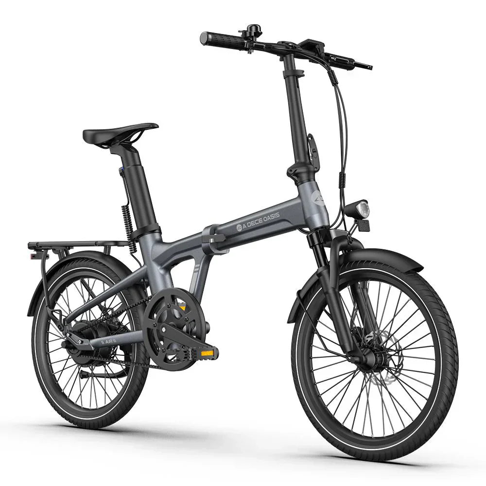 ADO Air 20S Folding Electric Bike – 50Nm Belt Drive with Front Suspension