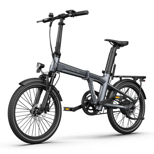 ADO Air 20S Folding Electric Bike – 50Nm Belt Drive with Front Suspension