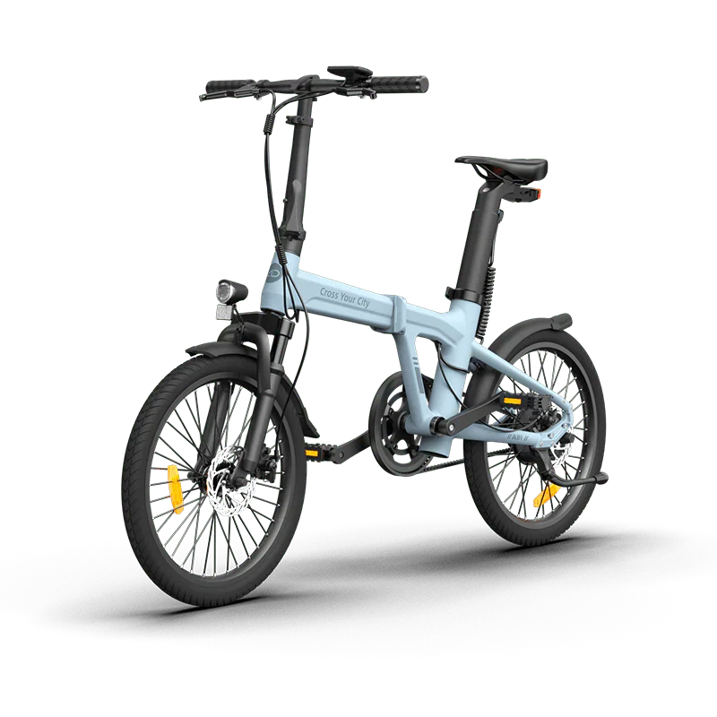 ADO Air 20S Folding Electric Bike – 50Nm Belt Drive with Front Suspension