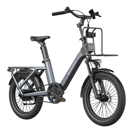 ADO Air One Pro Mini Cargo Electric Bike – BAFANG Auto 2-Speed Belt Drive