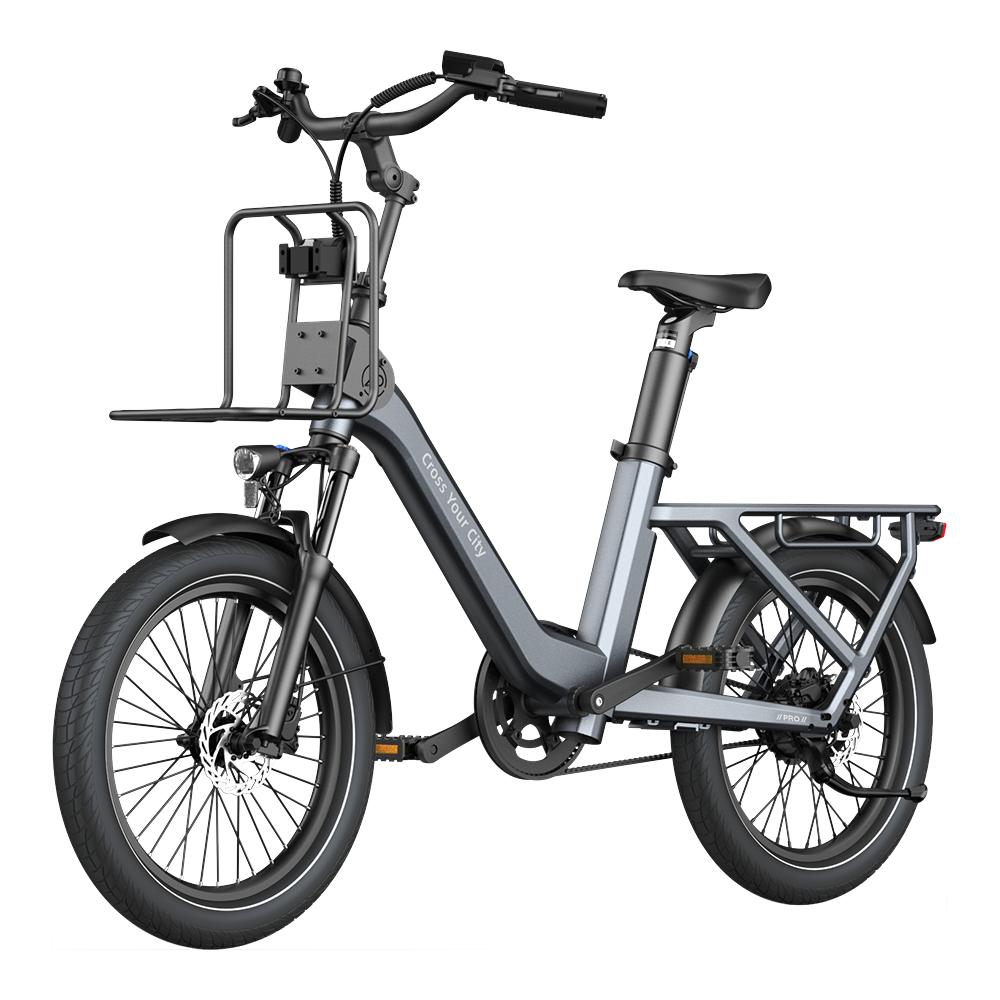 ADO Air One Pro Mini Cargo Electric Bike – BAFANG Auto 2-Speed Belt Drive