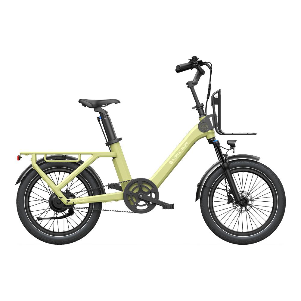 ADO Air One Pro Mini Cargo Electric Bike – BAFANG Auto 2-Speed Belt Drive