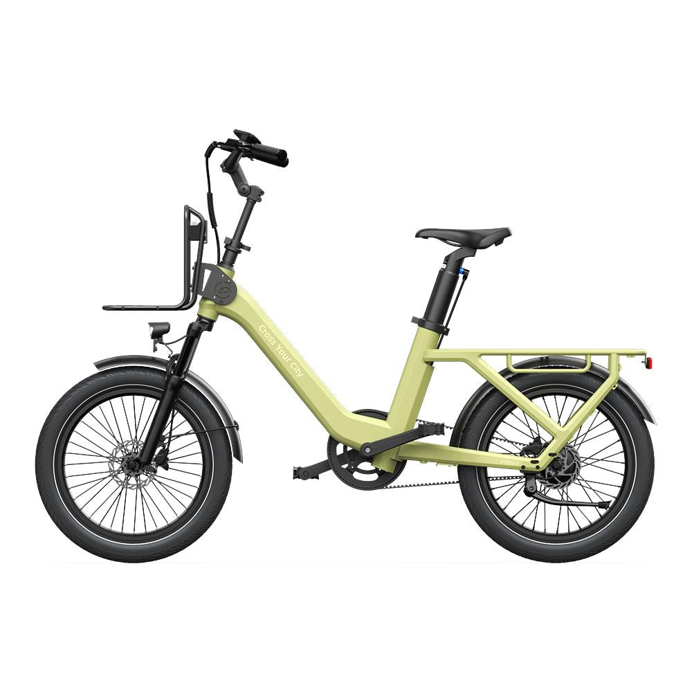 ADO Air One Pro Mini Cargo Electric Bike – BAFANG Auto 2-Speed Belt Drive