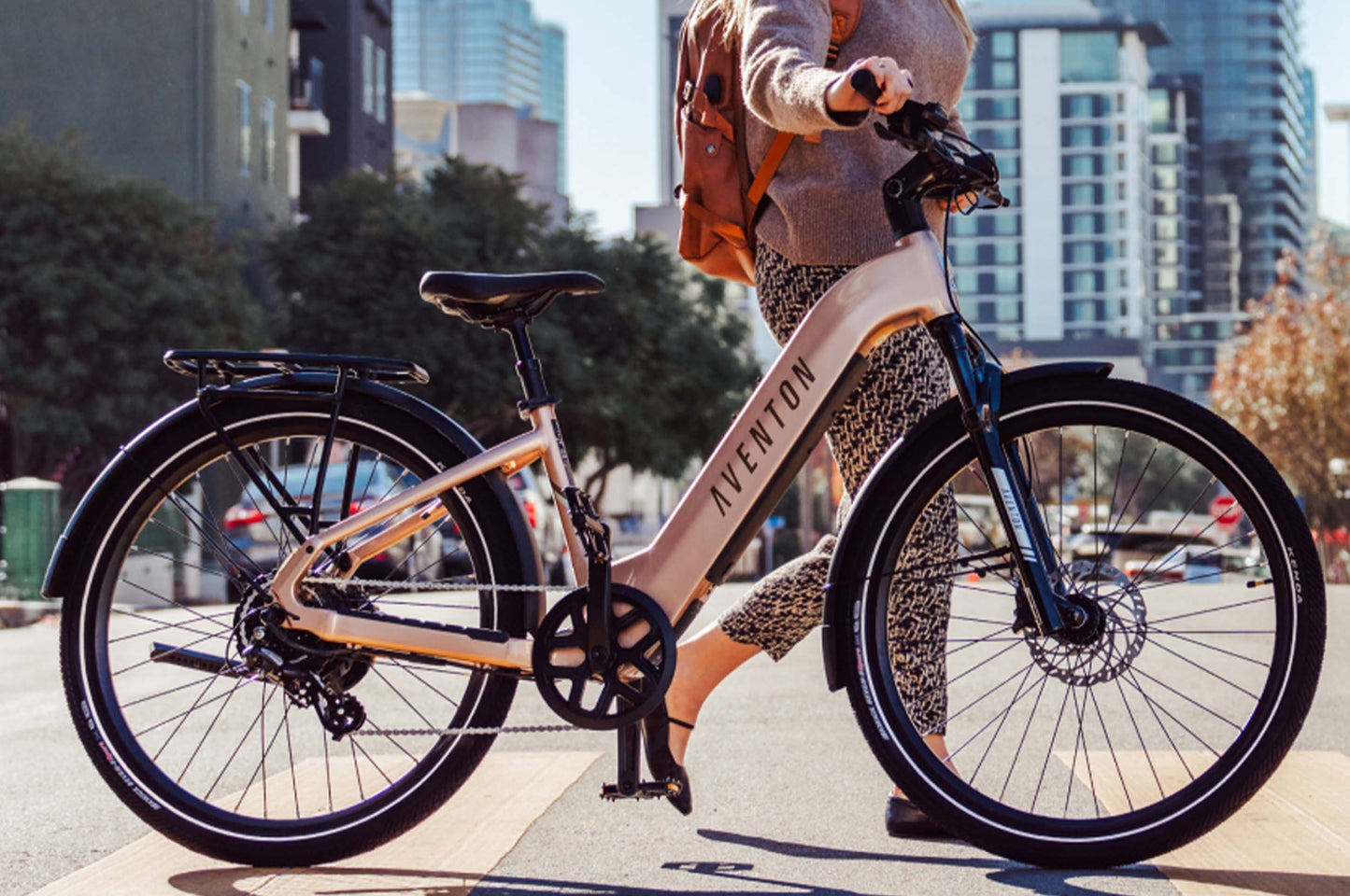 Aventon Level 3 Step Through Electric Bike