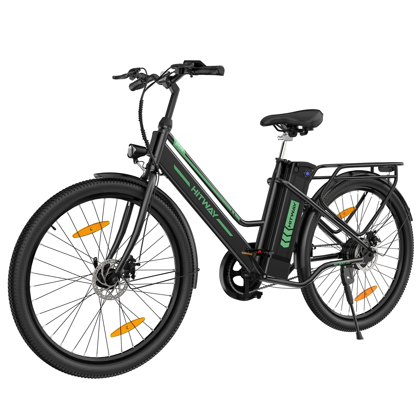 HITWAY BK8SP Electric Bike – 250W, 36V 10.4Ah, 26″ City E-Bike