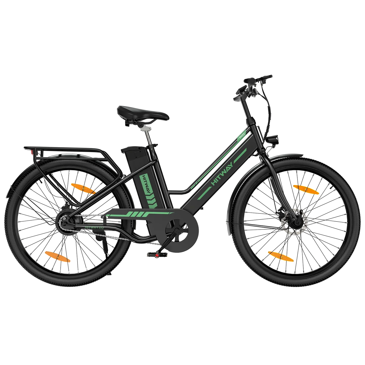 HITWAY BK8SP Electric Bike – 250W, 36V 10.4Ah, 26″ City E-Bike