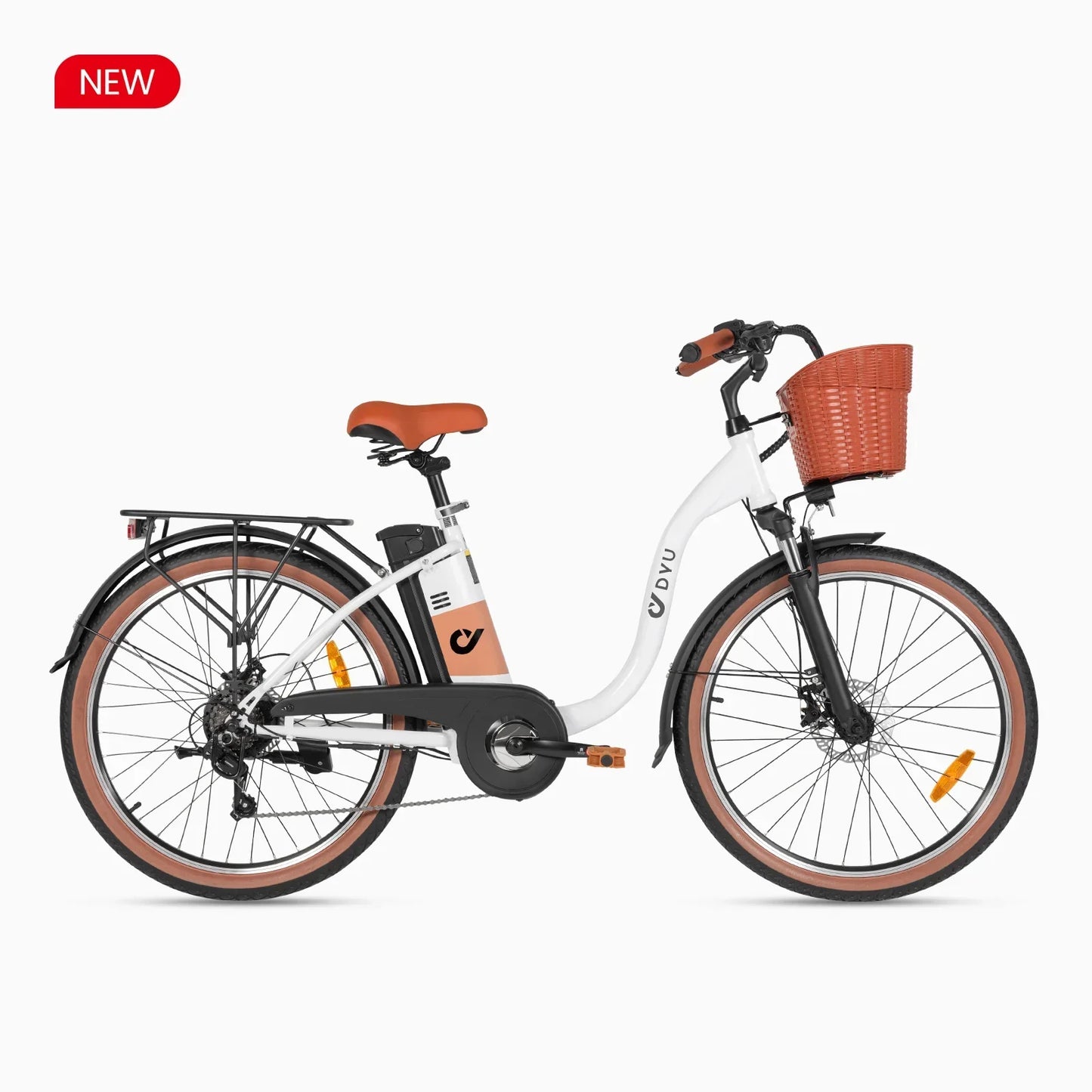 DYU C6 Pro 26 Inch City Electric Bike – 250W Step-Through E-Bike