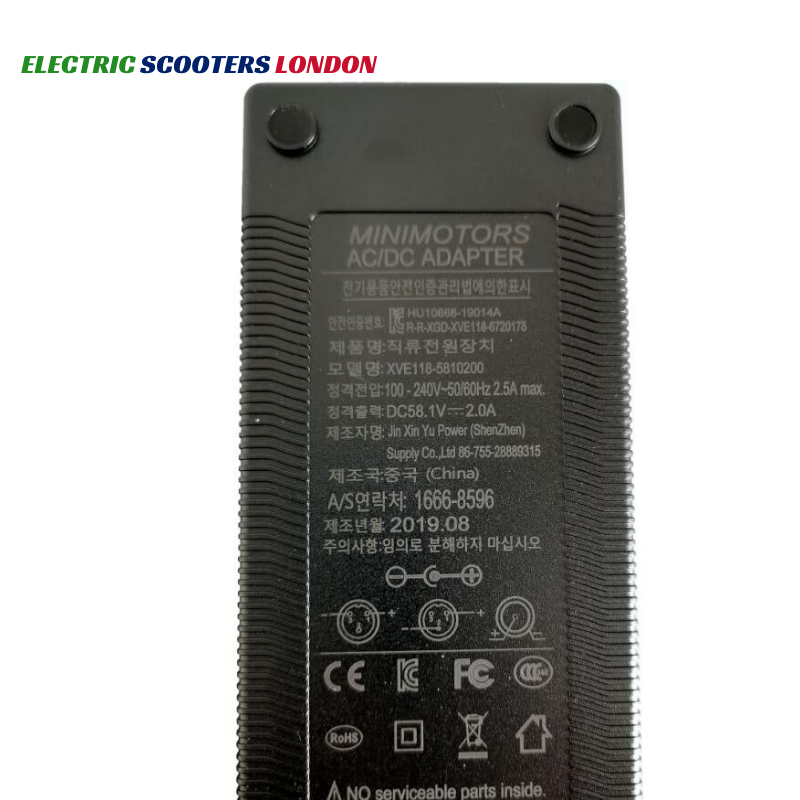 Dualtron Mini Charger 58.1V 2A