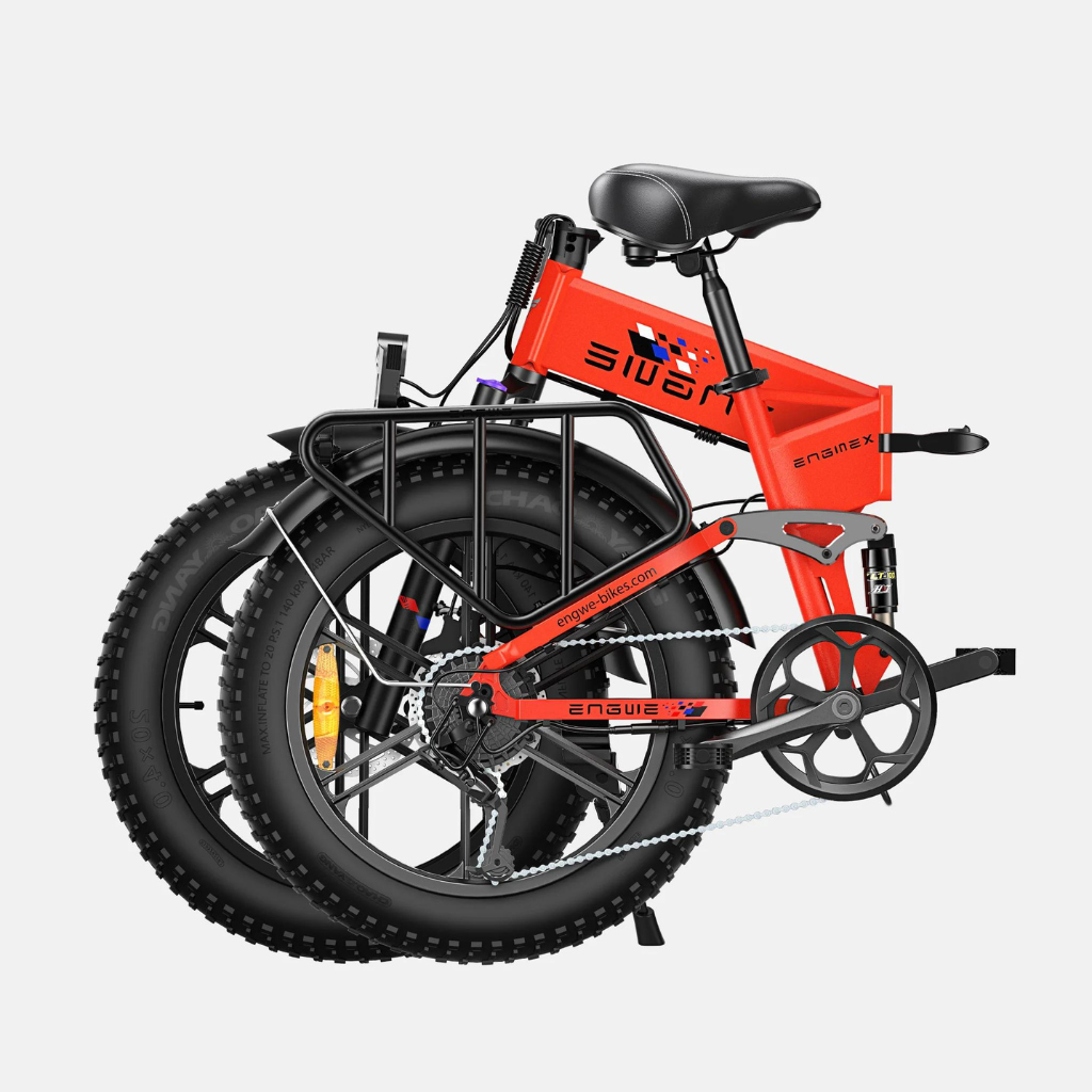 ENGWE Engine X Folding Electric Bike – 250W Full Suspension 100km Range