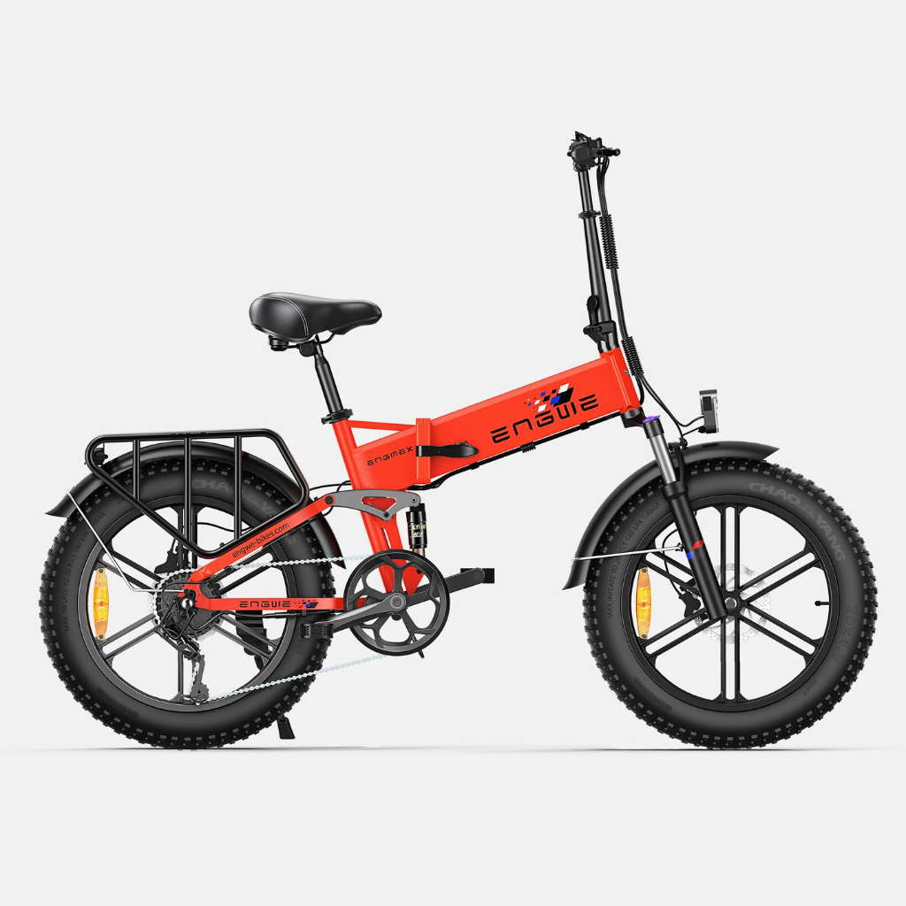 ENGWE Engine X Folding Electric Bike – 250W Full Suspension 100km Range