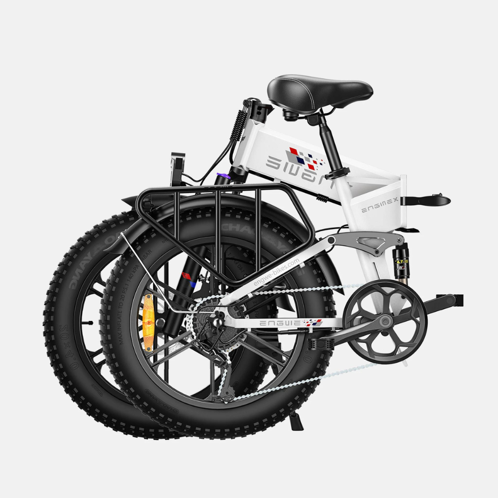 ENGWE Engine X Folding Electric Bike – 250W Full Suspension 100km Range