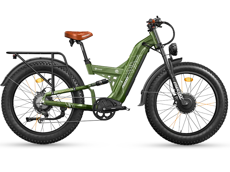 FREESKY Warrior Pro M-530 Electric Bike – 4000W Peak Dual Motor Fat Tyre