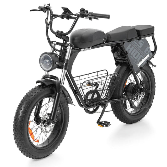 Hidoes® B9 48V 750W Fat Tyre E‑Bike – Long Range