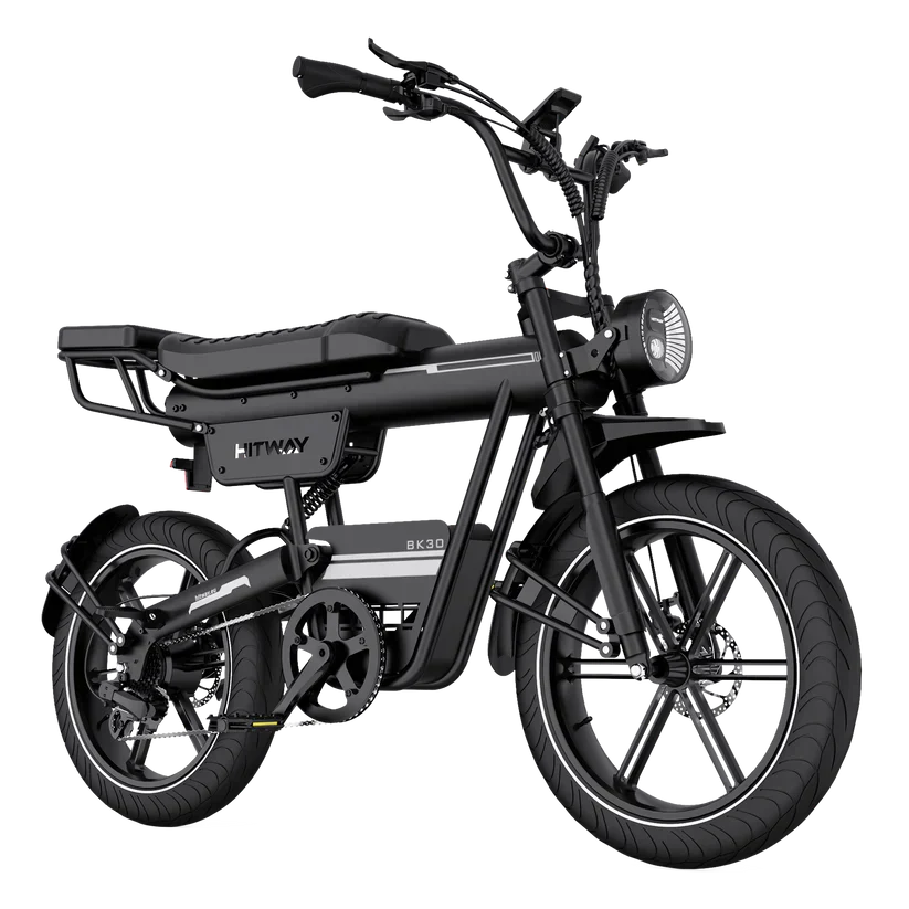 HITWAY BK30 Fat Tyre Electric Bike – 48V 23.4Ah, 20″×4.0″, Long-Range