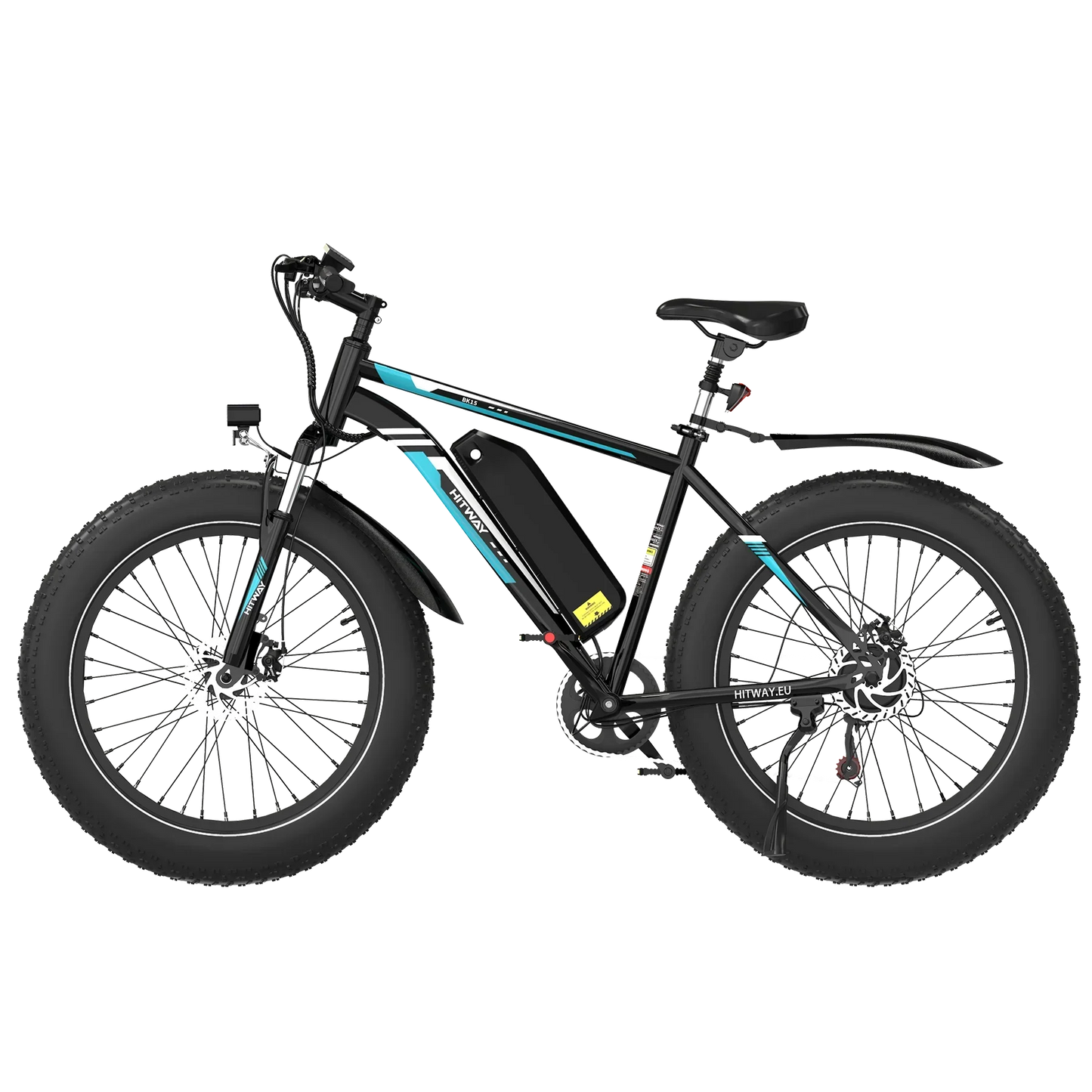 HITWAY BK15 4.0 Fat Tyre Electric Bike – 250W, 48V 15.6Ah, NFC