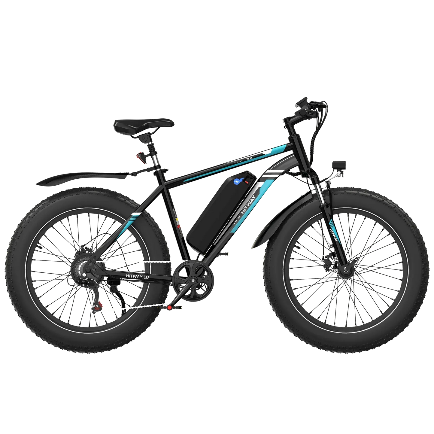 HITWAY BK15 4.0 Fat Tyre Electric Bike – 250W, 48V 15.6Ah, NFC