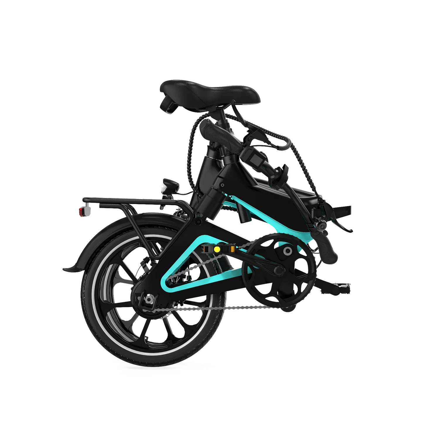 HITWAY BK2 250W Folding Electric Bike – 36V 7.8Ah, 16-Inch Wheels