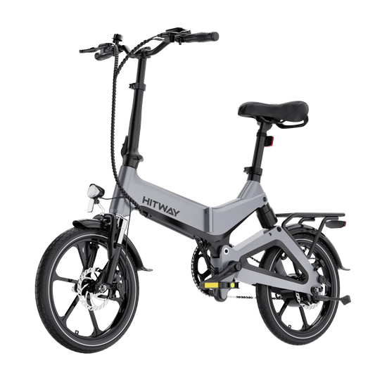 HITWAY BK2 250W Folding Electric Bike – 36V 7.8Ah, 16-Inch Wheels