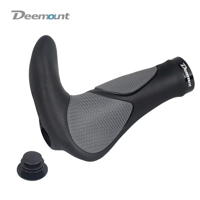 Ergonomic Handlebar Grips TPR Rubber Integrated Hand Rest With Shock Absorption