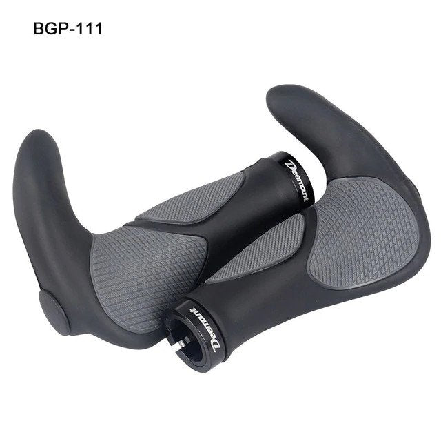 Ergonomic Handlebar Grips TPR Rubber Integrated Hand Rest With Shock Absorption