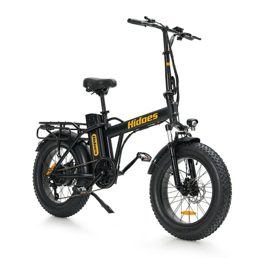 Hidoes® F3 Fat-Tyre Electric Bike – 250W, 48V 13Ah, 20″ × 4.0″