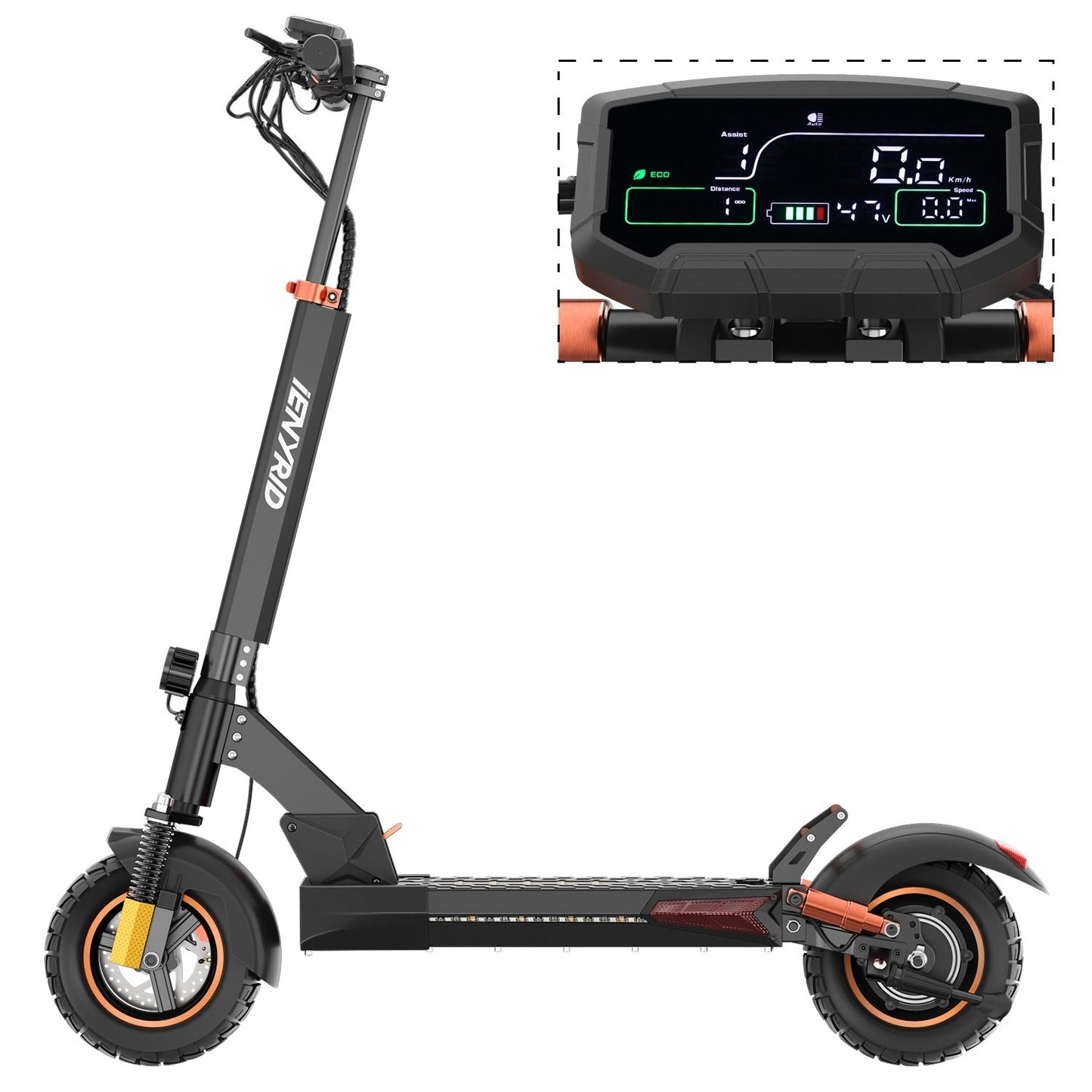 IENYRID M4 Pro S+ MAX Electric Scooter - 800W Power | 20Ah Battery | 28mph Speed | 45mi Range