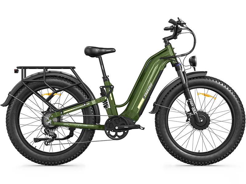 FREESKY Ranger Air M-540 Step-Through Electric Bike – 3500W Peak Dual Motor