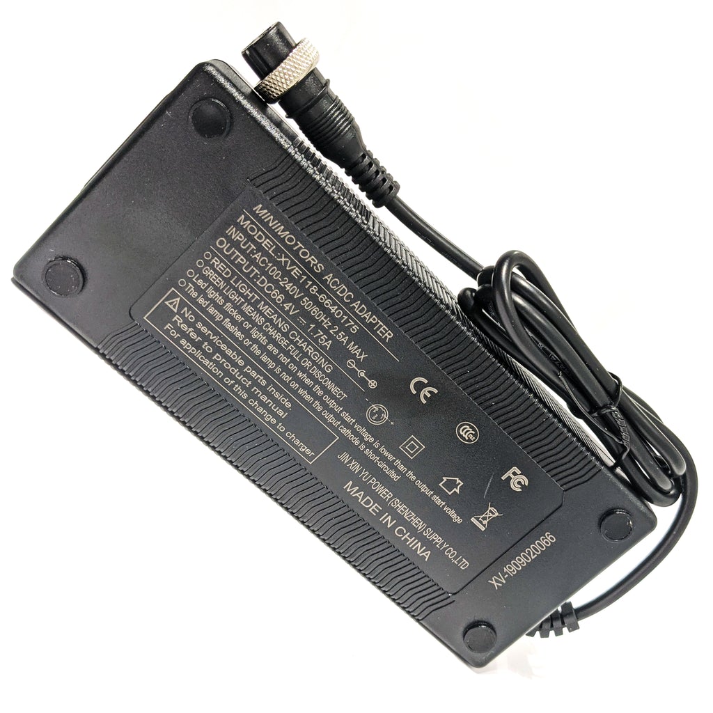 Standard Charger 60V for Dualtron 66.4V 1.75A Max