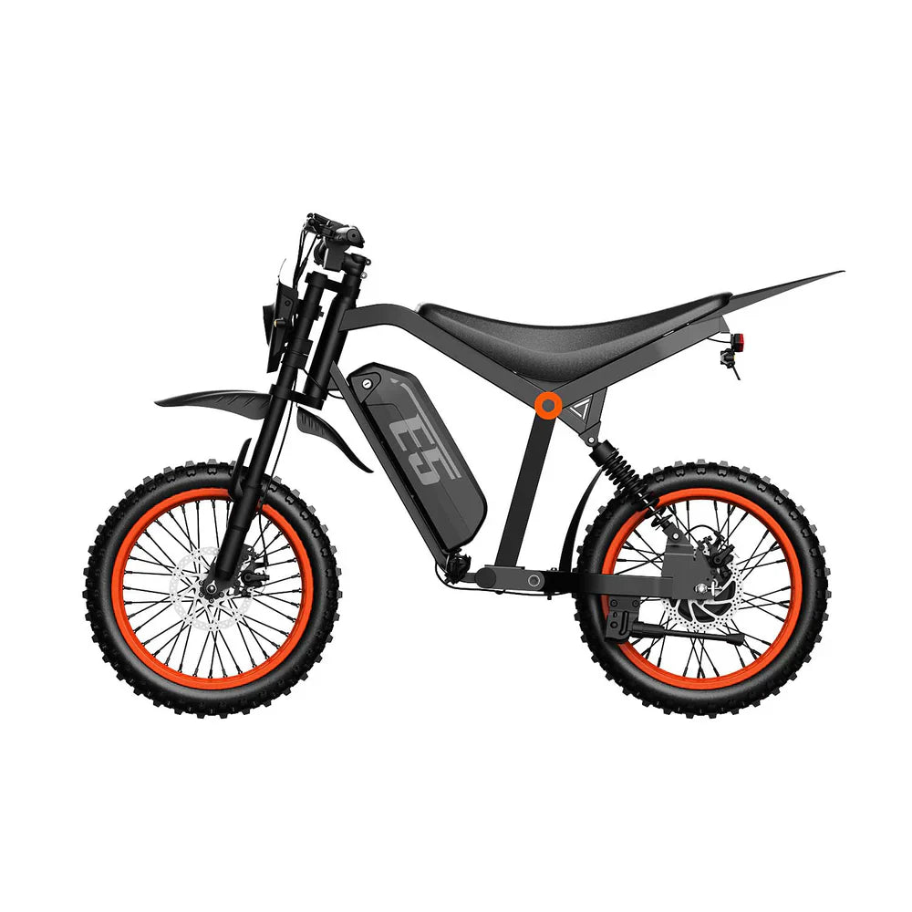 URLIFE E5 Electric Dirt Bike for Teens & Adults – 2000W Peak 48V 20Ah