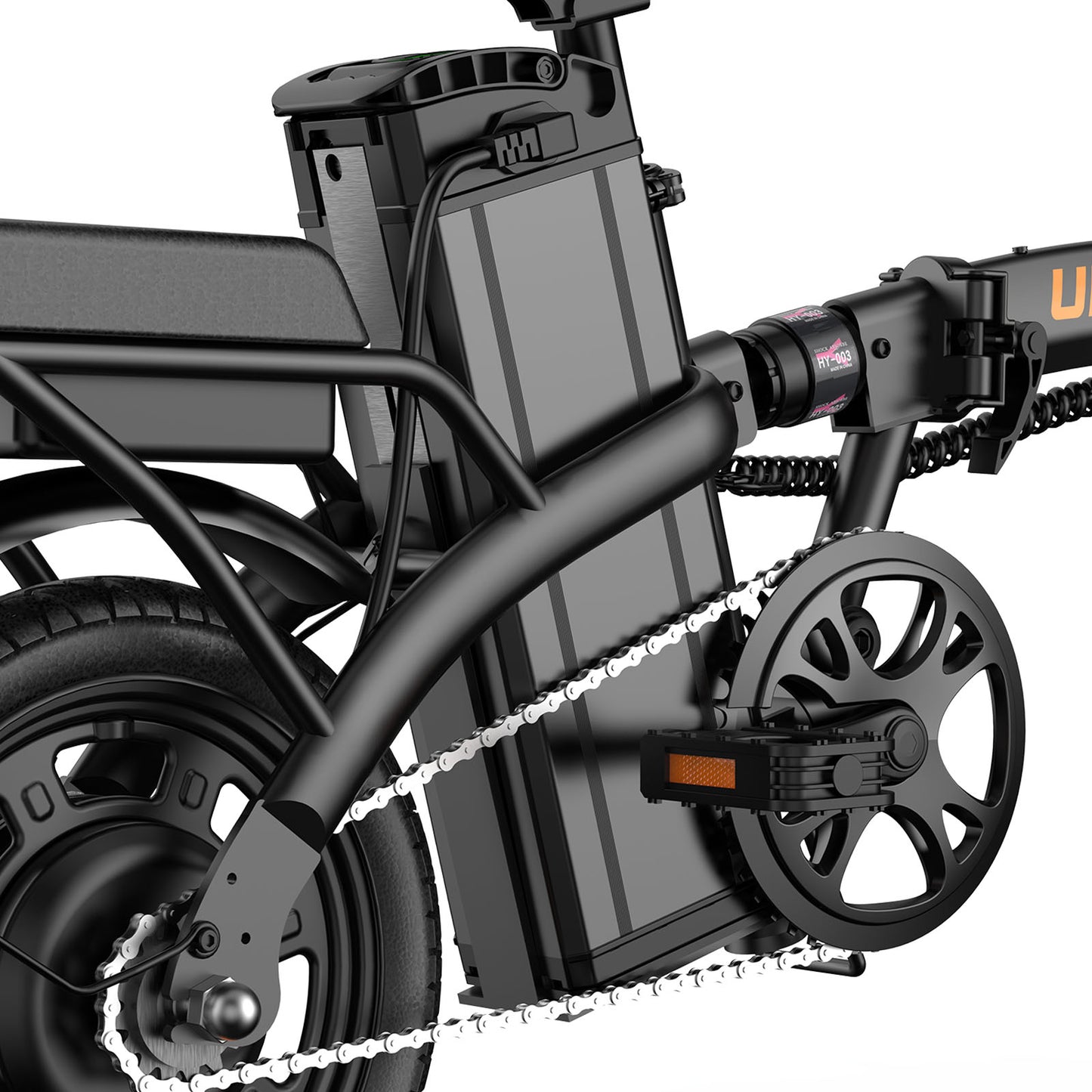 URLIFE F1L 14-Inch Foldable Electric Bike – 48V 350W Motor, 25km/h