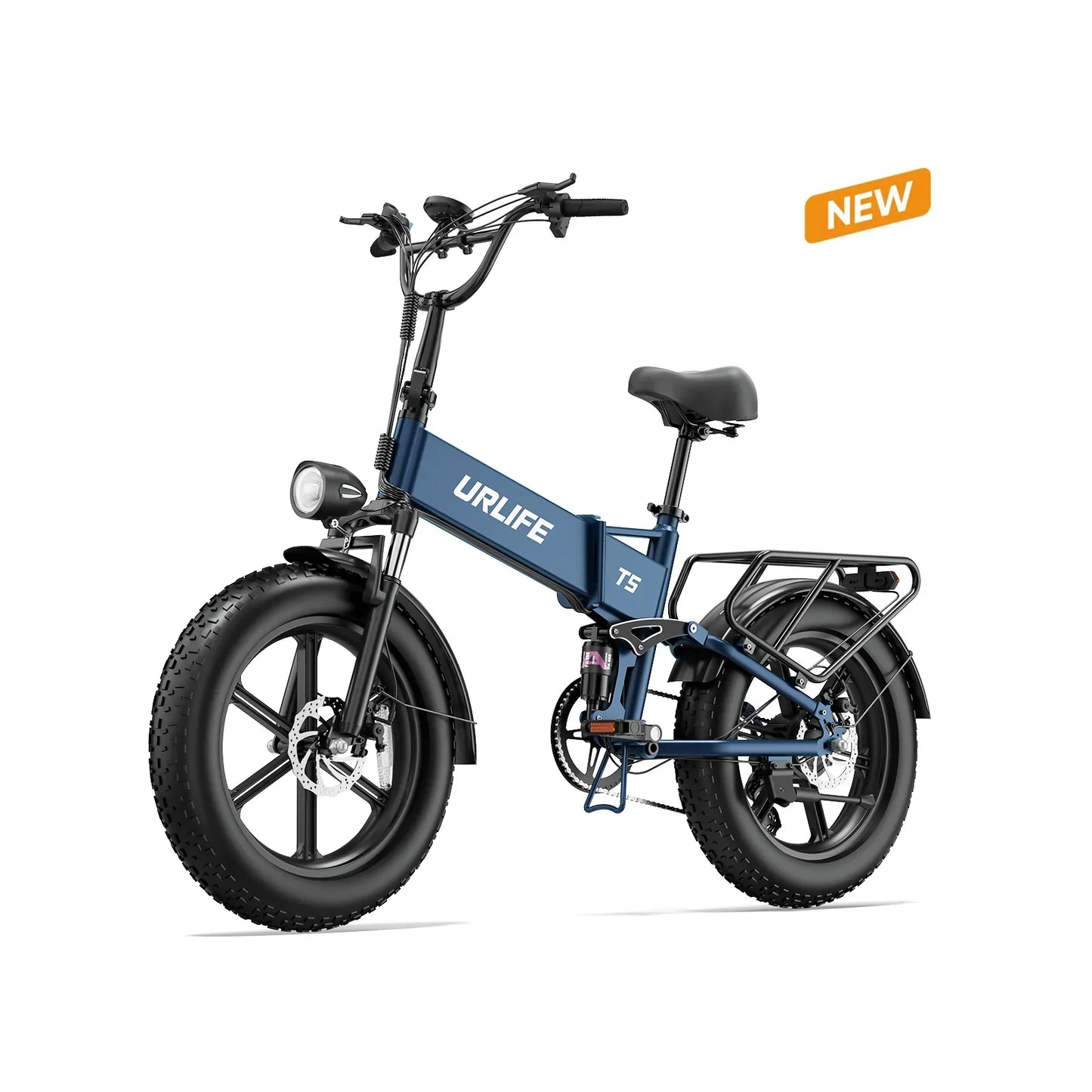URLIFE T5 Fat Tyre Electric Bike – 750W Folding E-Bike