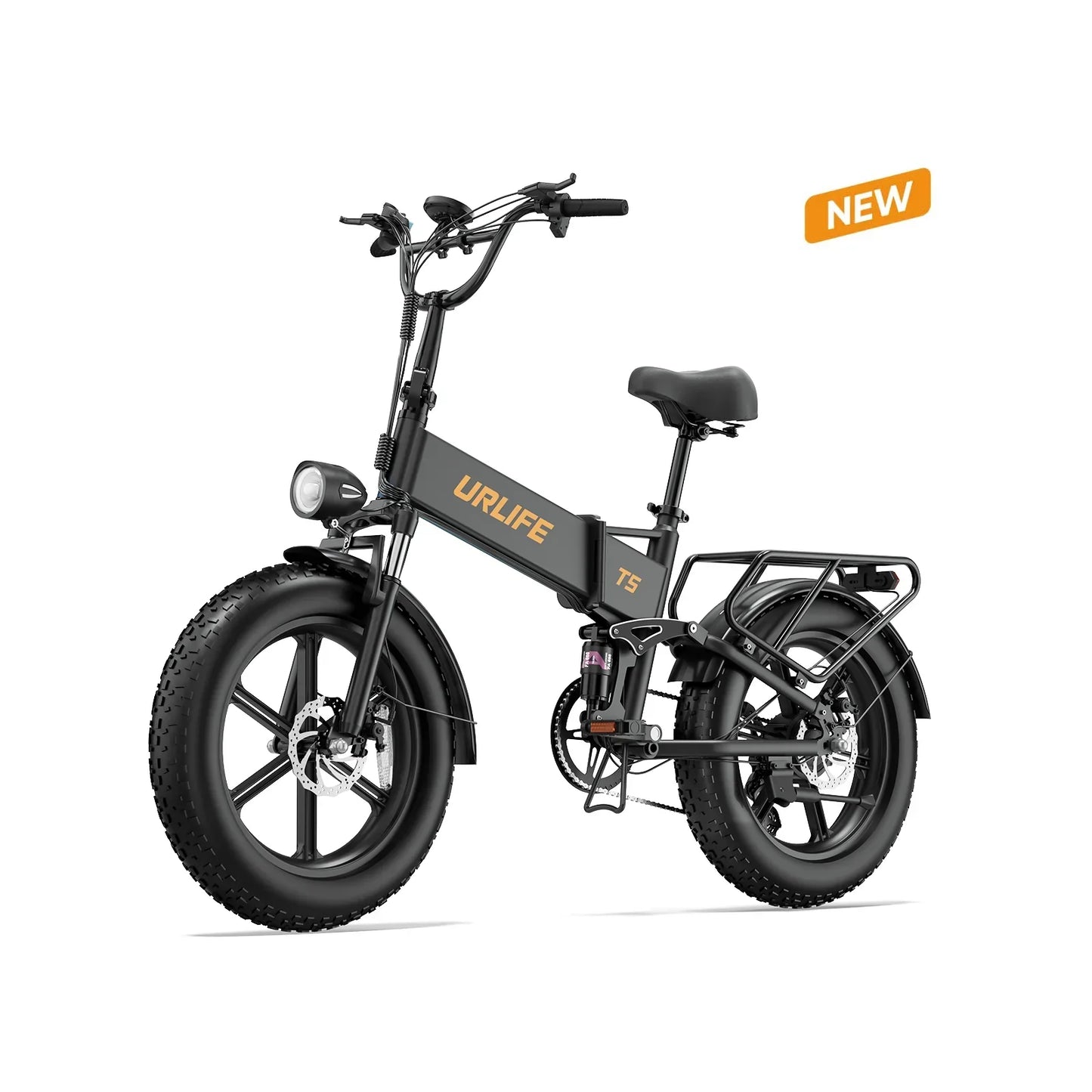 URLIFE T5 Fat Tyre Electric Bike – 750W Folding E-Bike