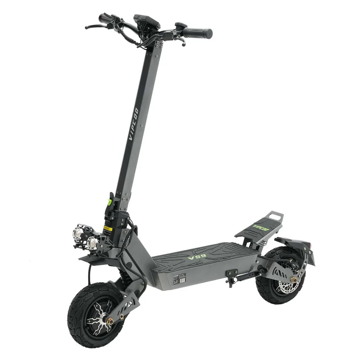 VIPCOO VS9 3600W Dual Motor Electric Scooter – 60V 26Ah, 65 km/h, 11″ Off-Road Tyres, Hydraulic Brakes