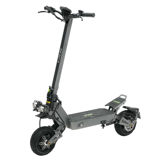 VIPCOO VS9 3600W Dual Motor Electric Scooter – 60V 26Ah, 65 km/h, 11″ Off-Road Tyres, Hydraulic Brakes