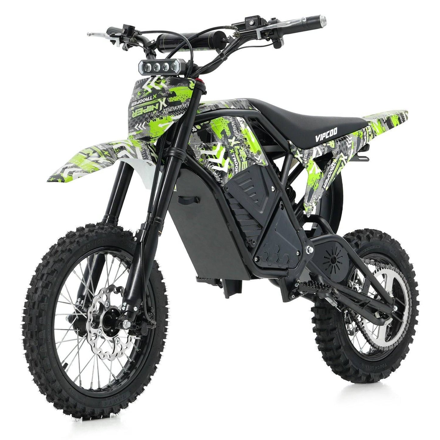 VIPCOO H3 Electric Dirt Bike – 3500W Peak, 48V 23Ah, 63 km/h