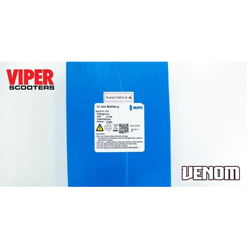 Viper Venom 2000W Lithium Battery 52V 18Ah