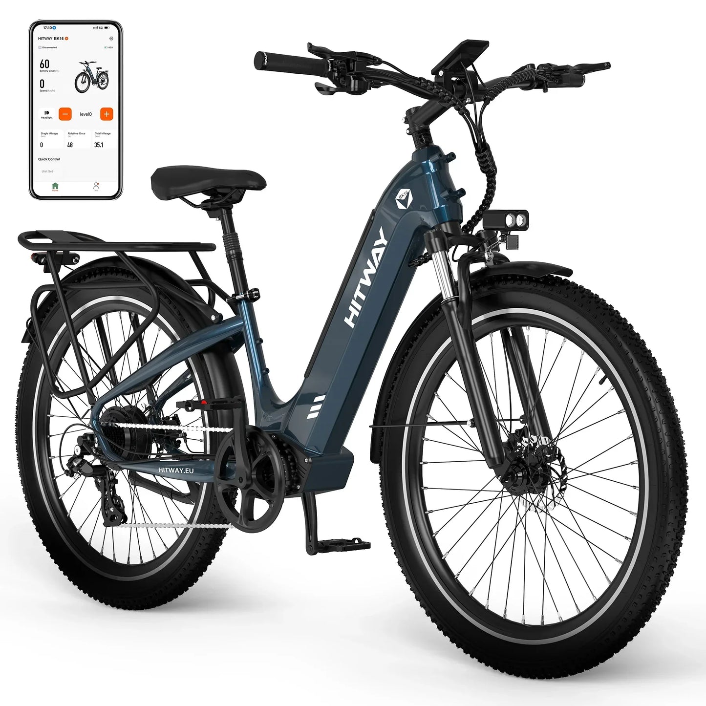 HITWAY BK16 Electric Bike - 250W Performance City E-Bike