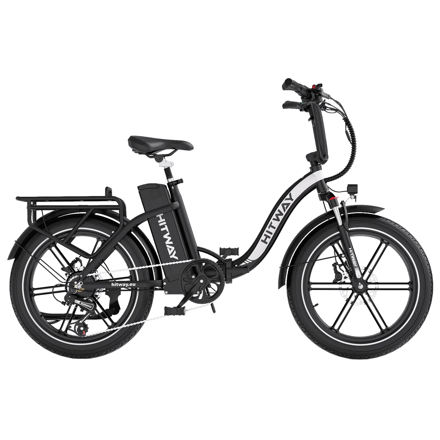 HITWAY BK6S Pro Folding Electric Bike with Fat Tyres