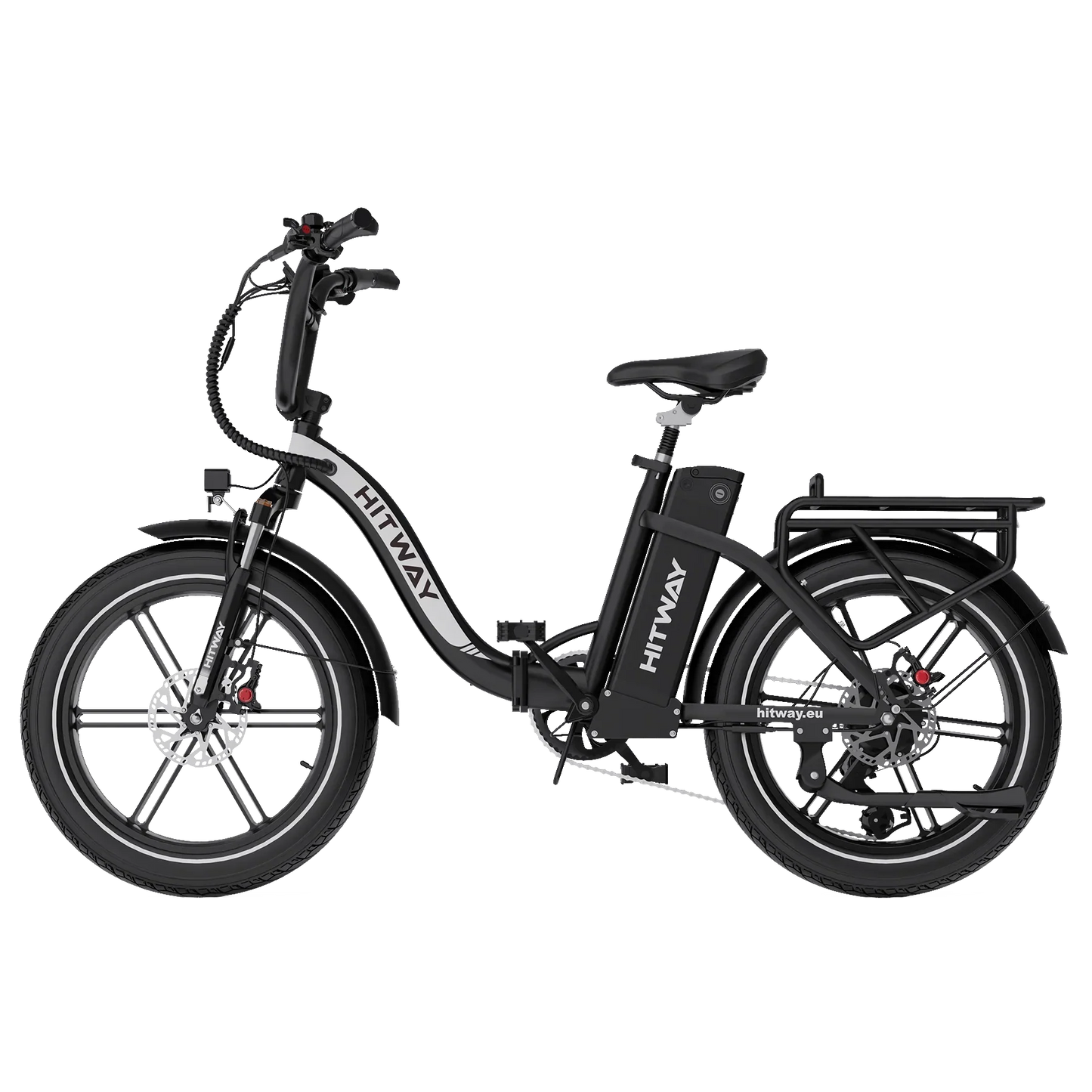 HITWAY BK6S Pro Folding Electric Bike with Fat Tyres