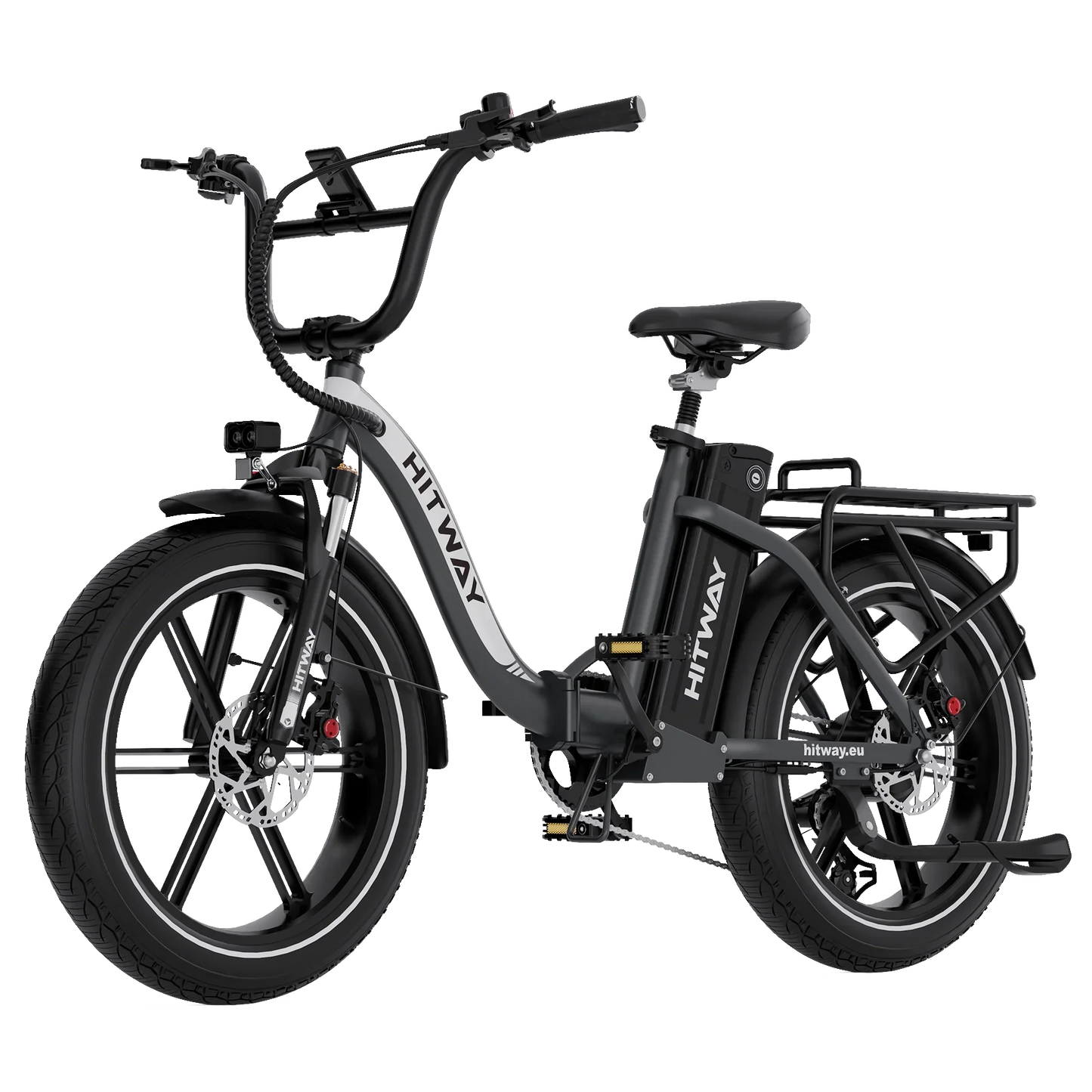 HITWAY BK6S Pro Folding Electric Bike with Fat Tyres