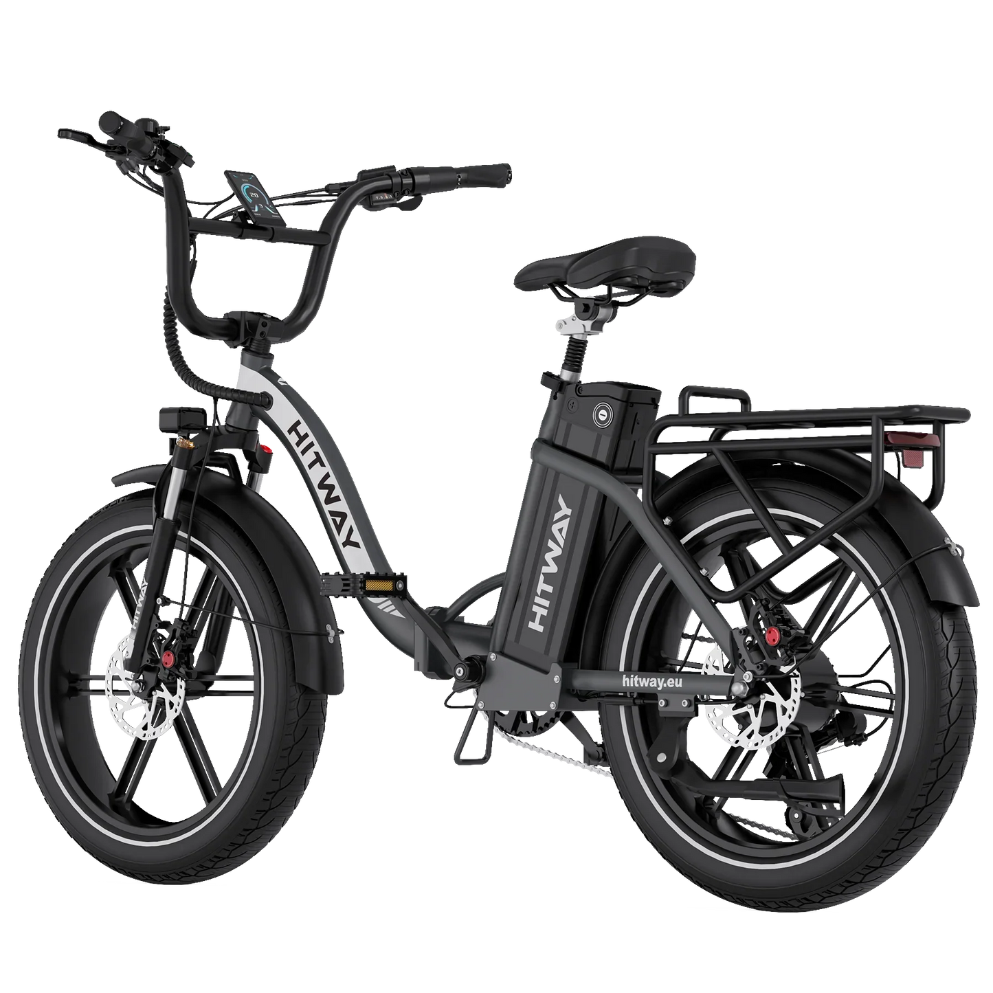 HITWAY BK6S Pro Folding Electric Bike with Fat Tyres